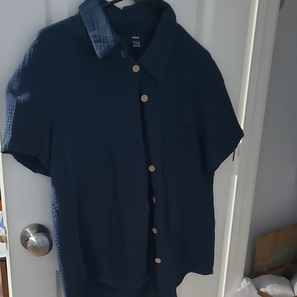 Women's Navy Shirt - Picture 1 of 1